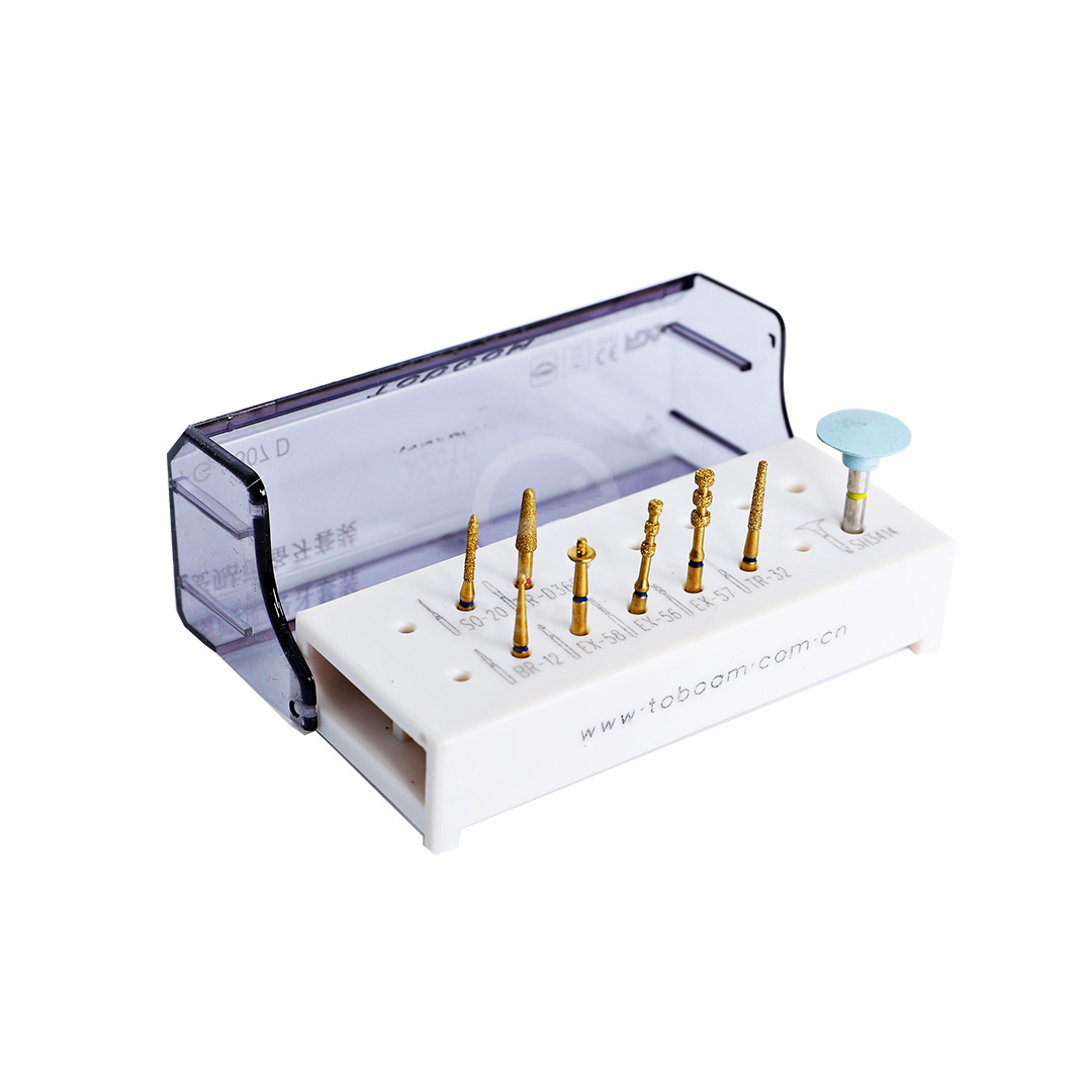 道邦 瓷贴面备牙套装(高速/低速弯机用)8*1,上海道邦,备牙车针,fg